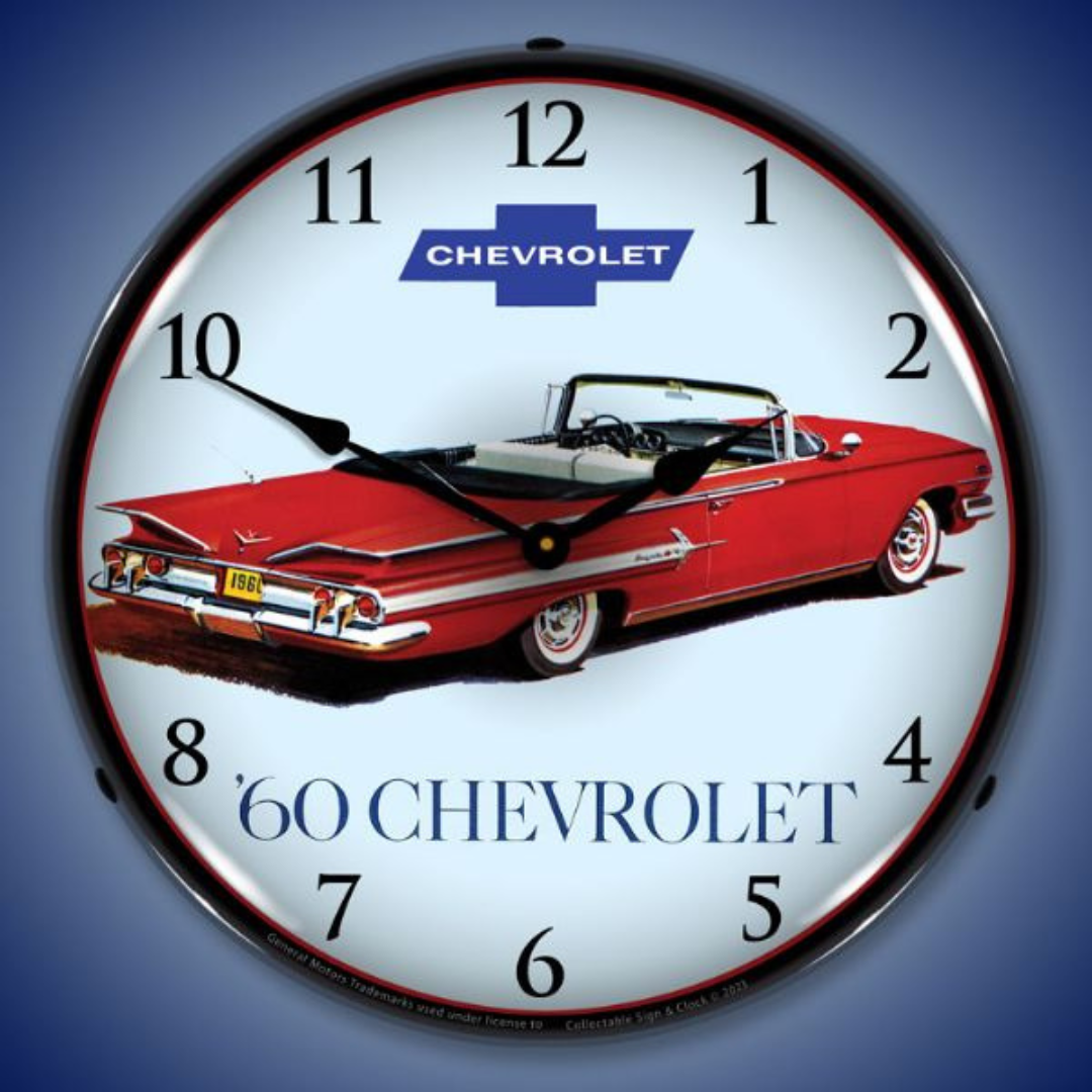 1960-chevrolet-impala-convertible-lighted-wall-clock