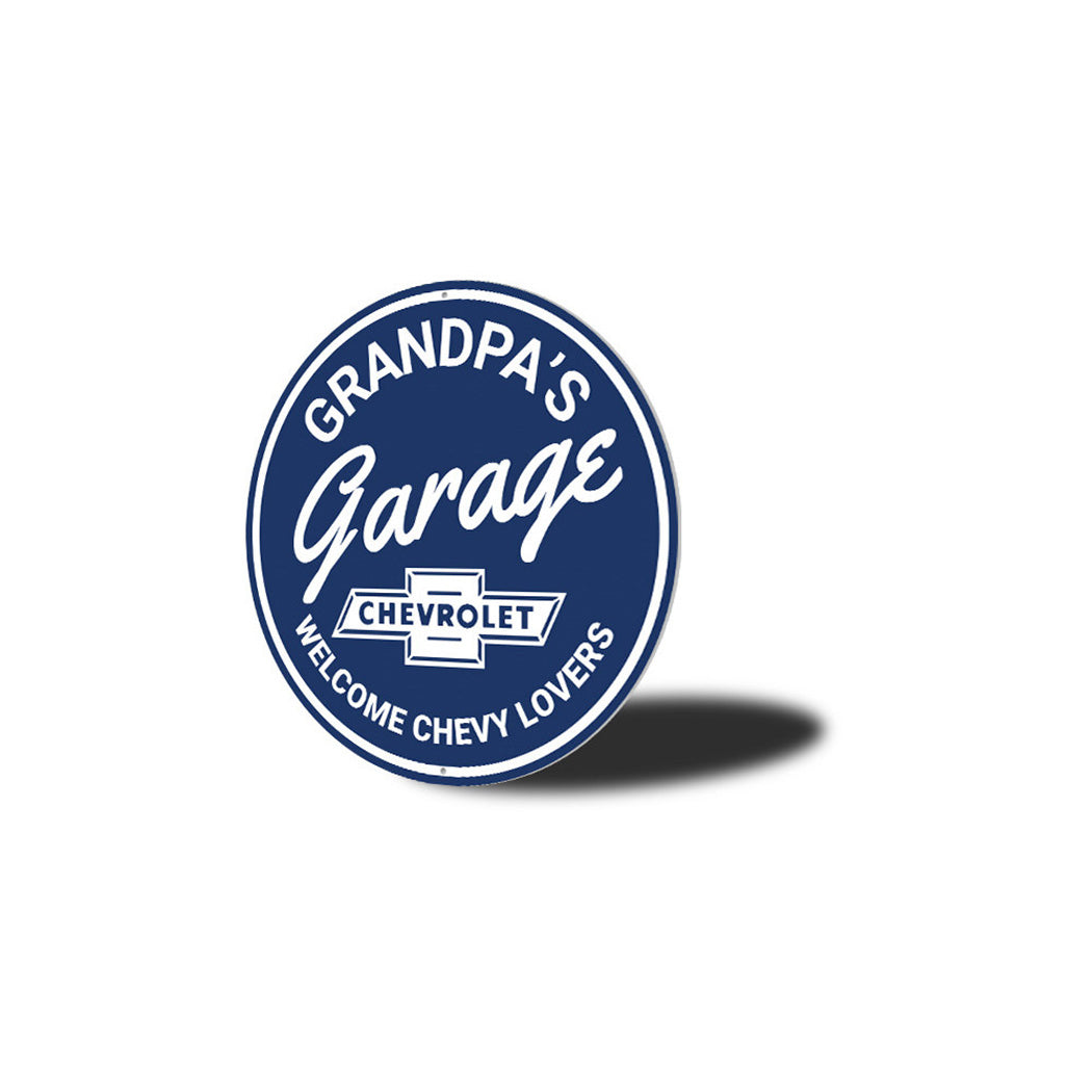 grandpas-garage-welcome-chevy-lovers-aluminum-sign