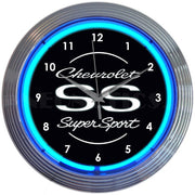 chevrolet-chevy-ss-super-sport-neon-wall-clock