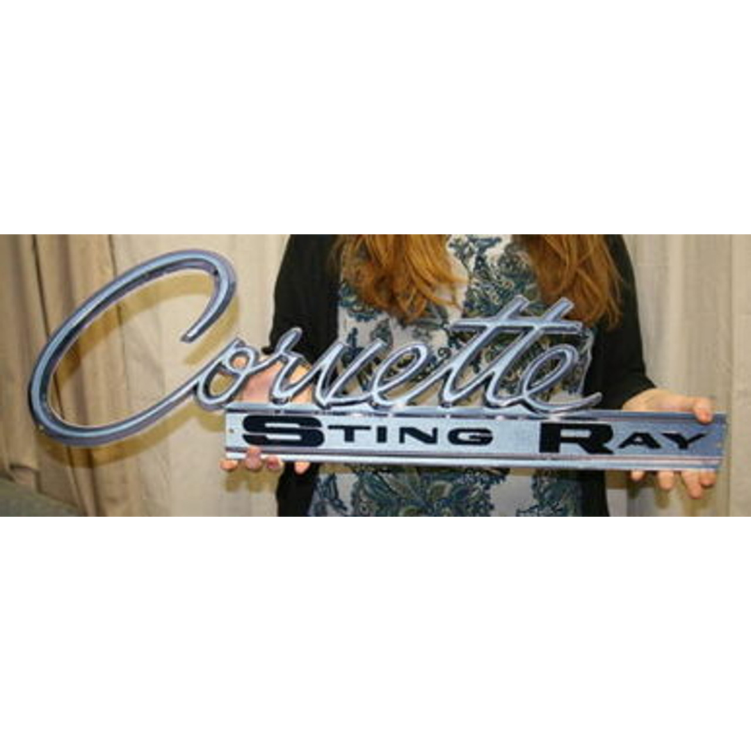 c2-corvette-stingray-emblem-steel-sign-1963-1965