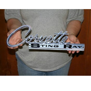 c2-corvette-stingray-emblem-steel-sign-1963-1965