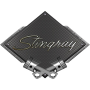 c3-corvette-stingray-black-diamond-cross-pistons-steel-sign