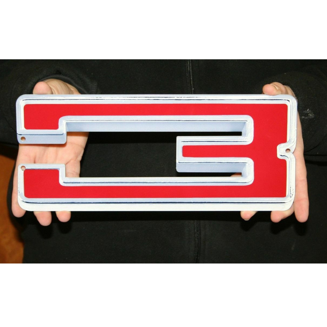 chevy-vintage-red-number-3-steel-sign