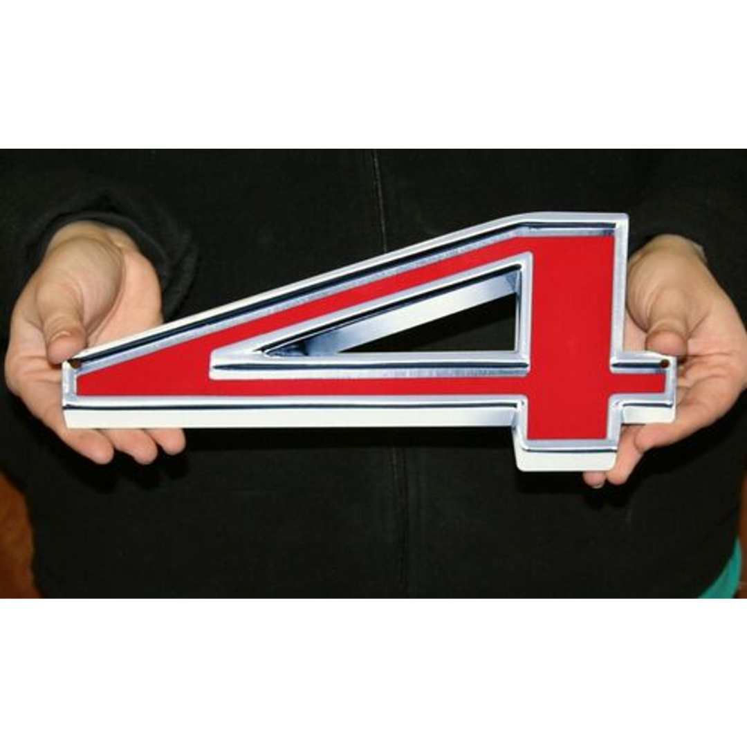 chevy-vintage-red-number-4-steel-sign