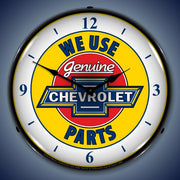 chevy-parts-w-numbers-lighting-clock