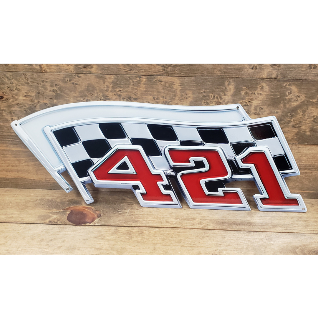 vintage-pontiac-421-emblem-steel-sign